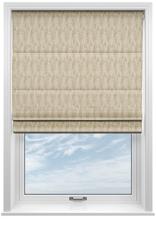 Anodise, White Gold - Roman Blind